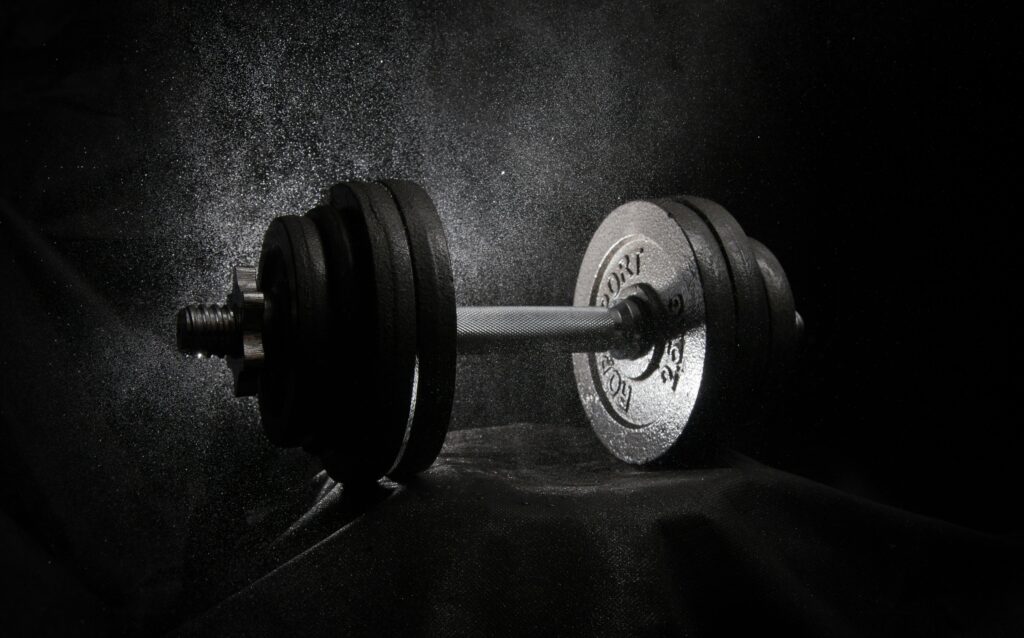 Personal training with Dumbbells